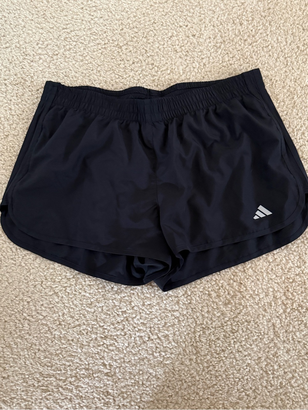 adidas Black Athletic Running Shorts
